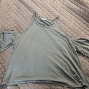 Off the Shoulder tank top with short sleeves